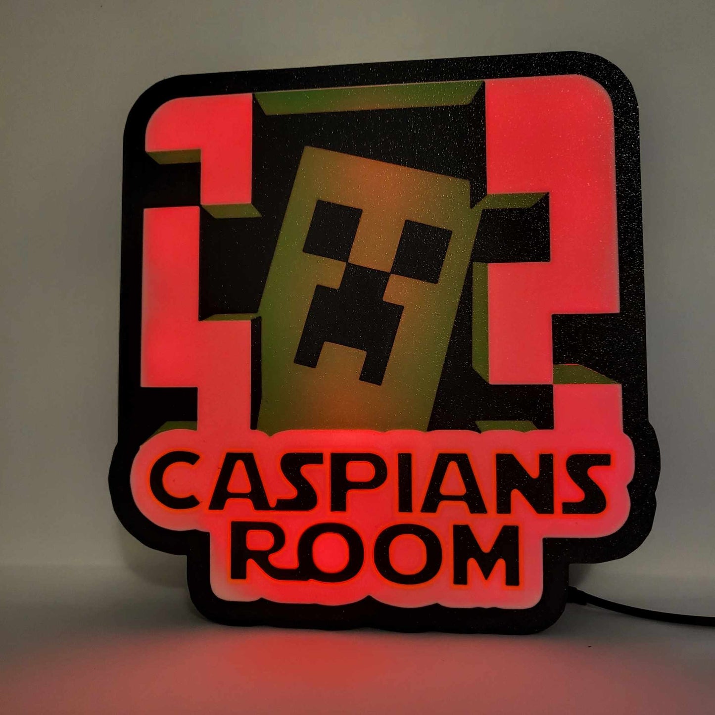 Custom Text Minecraft Light Display