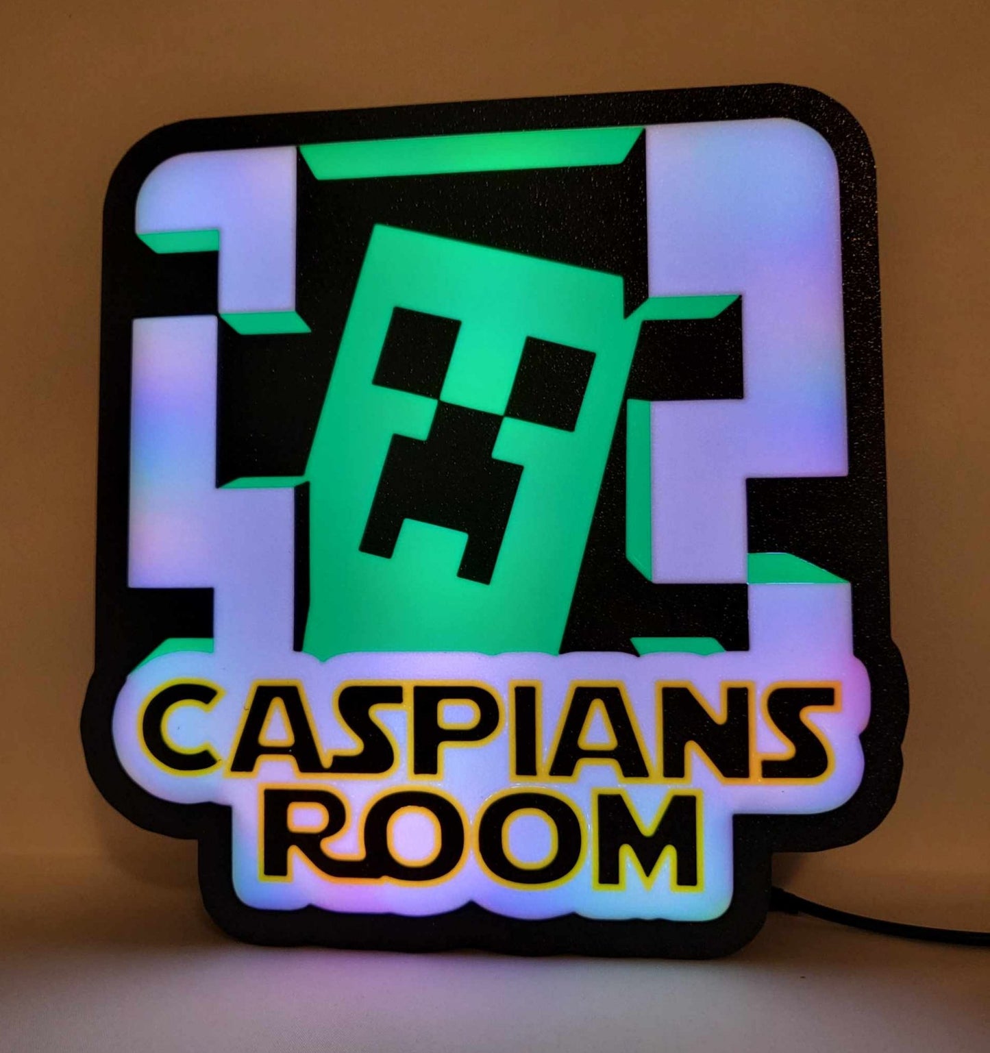 Custom Text Minecraft Light Display
