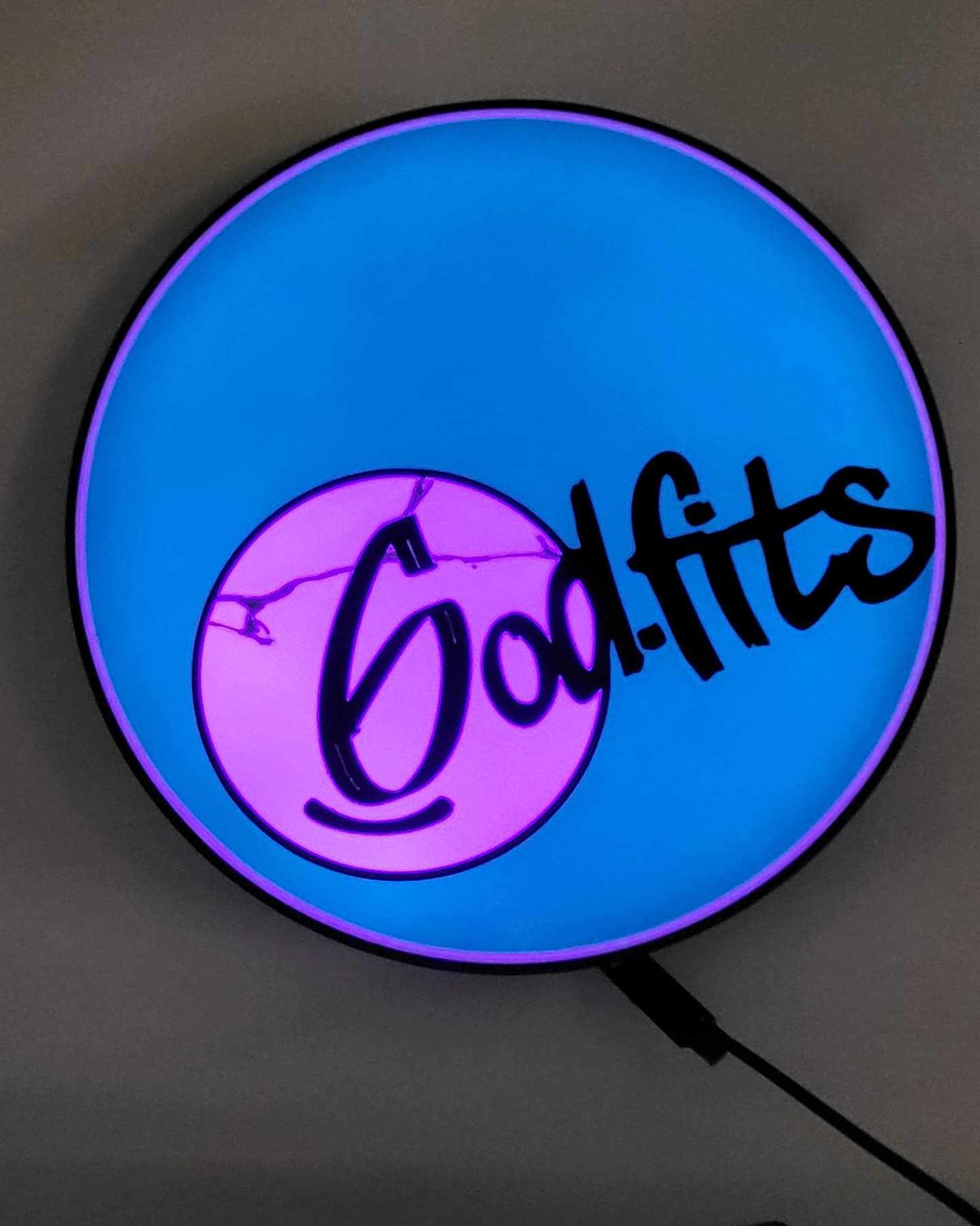 Custom 3D Printed Light Display